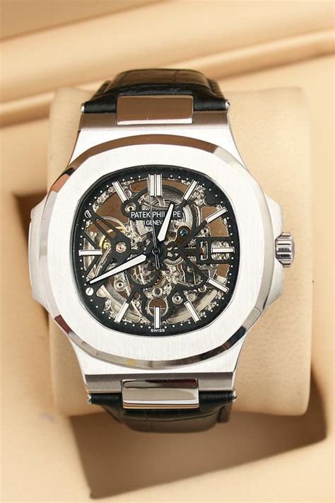 patek philippe skeleton watch replica|patek philippe nautilus skeleton price.